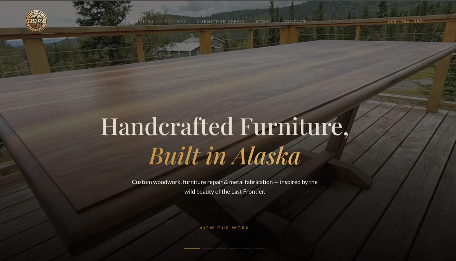 Alaska Table Makers website